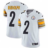 Nike Men & Women & Youth Steelers 2 Mason Rudolph White NFL Vapor Untouchable Limited Jersey,baseball caps,new era cap wholesale,wholesale hats